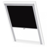 vidaXL Jaluzea opacă tip rulou, negru, FK06 133516