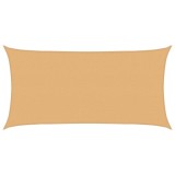 vidaXL P&acirc;nză de umbră Nisipiu 2 x 6 m HDPE 42032744