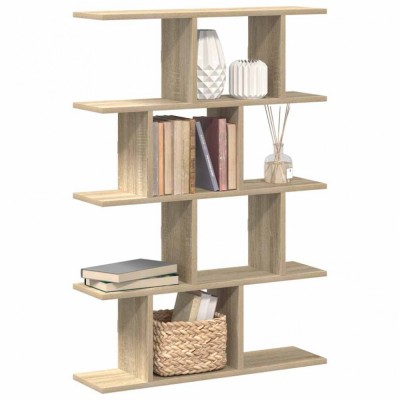 vidaXL Raft cubic perete 12 compartimente stejar sonoma lemn prelucrat foto