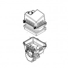 Carcasa filtru de aer MAZDA 3 (BM), 2014-2019; MAZDA 6 (GJ), 12.2014-2019; CX-5 (KE), 03.2012-08.2017, motorizare 2.0,
