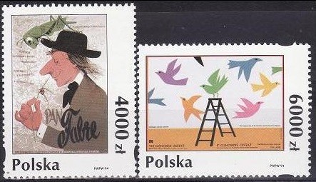 Polonia 1994 - Arta afisului 2v.,neuzat,perfecta stare(z)