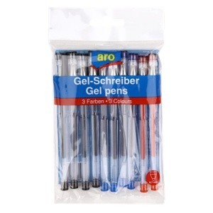 Pix cu gel Multicolor Aro &ndash; set 10 bucăți