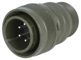Conector circular 18 MS/DS aliaj aluminiu oliv