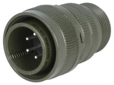 Conector circular 18 MS/DS aliaj aluminiu oliv foto