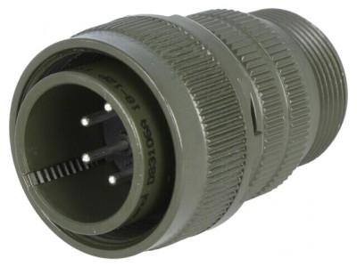 Conector circular 18 MS/DS aliaj aluminiu oliv foto