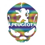 Cumpara ieftin Sticker Peugeot Skull
