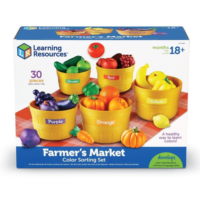 Set pentru sortat - Magazinul fermierului PlayLearn Toys