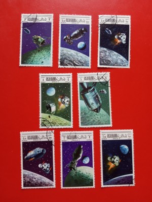 RAS AL KHAIMA, SPACE - SERIE COMPLETĂ ȘTAMPILATĂ foto