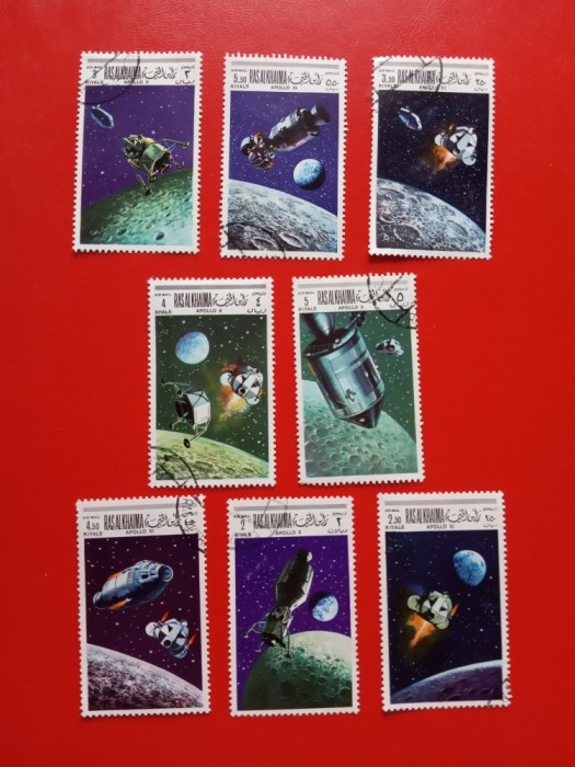RAS AL KHAIMA, SPACE - SERIE COMPLETĂ ȘTAMPILATĂ