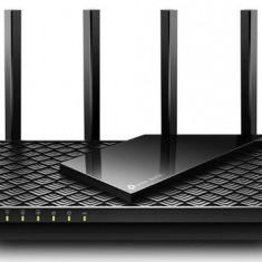 Router Wireless TP-Link Archer AXE75, AX5400, Wi-Fi 6E, Tri-Band, Gigabit, Tehnologie OneMesh™, Beamforming, Port USB 3.0, 6 Antene Externe (Negru)