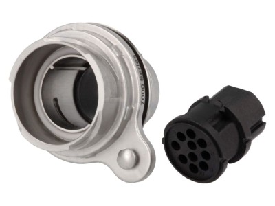 Conector circular mamă 10-PIN 10A foto