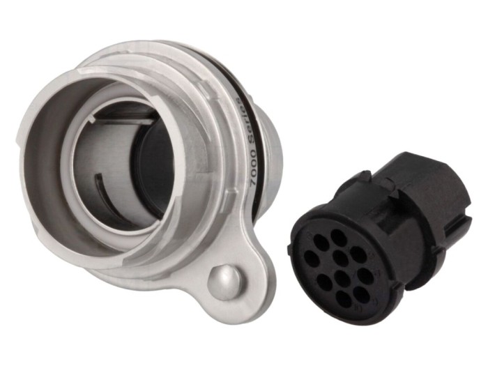 Conector circular mamă 10-PIN 10A