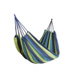Hamac pentru o persoana Summer Dreams elSales-ELS-HMC1 , 80 x 200 cm, greutate maxima 120 kg, albastru-verde