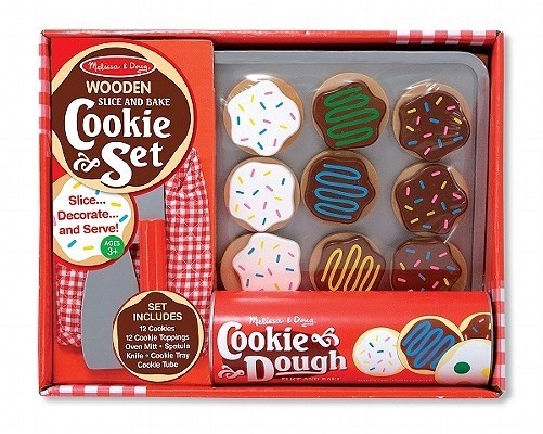 Slice &amp; Bake Wooden Cookie Set