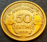 Cumpara ieftin Moneda istorica 50 CENTIMES - FRANTA, anul 1939 * cod 3185