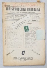 JURISPRUDENTA GENERALA , PUBLICATIUNE TRILUNARA DE JURISPRUDENTA ROMANA SI STREINA , NR.3, 1945 foto