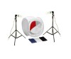 Kit pentru fotografie produs cort 60cm+stativ190cm+bec85W, Generic