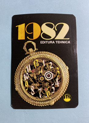Calendar 1982 editura tehnică foto