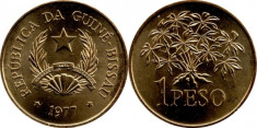 Guinea Bissau 1977 - 1 peso UNC foto