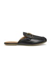 Geox slapi de piele D PALMARIA femei, culoarea negru, D55MUA 000TU C9999