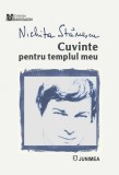 Cuvinte pentru templul meu esee Nichita Stanescu carte paperback brosata literatura romana