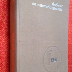 Dictionar de matematici generale - V. Bobancu