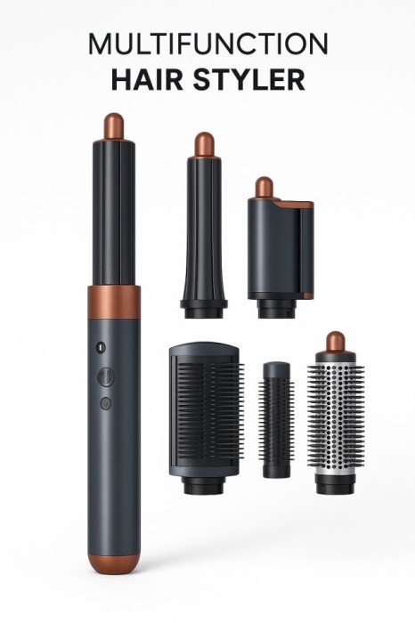 Multifunction Hair Styler &ndash; 6 &icirc;n 1