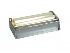 Dispenser inox pentru folie strech, lungime rola 30 cm foto