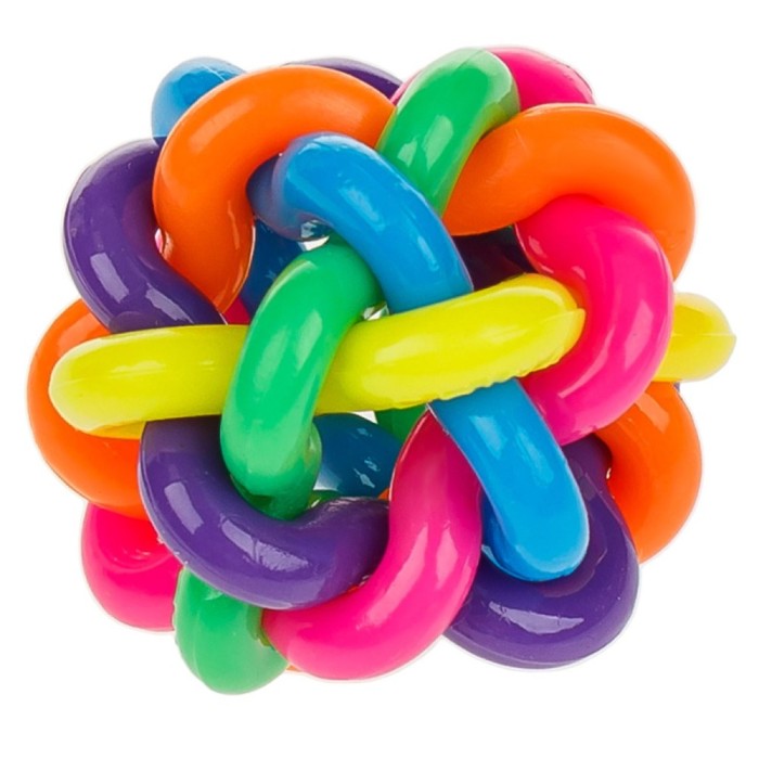 Jucărie Antistres, Fidget, Minge Bouncy, Multicolor, 5cm