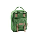 Rucsac mic textil pentru copii Crisalida, dimensiuni 25 x 33 cm, Verde