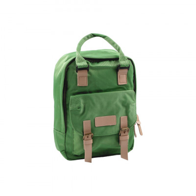 Rucsac mic textil pentru copii Crisalida, dimensiuni 25 x 33 cm, Verde foto