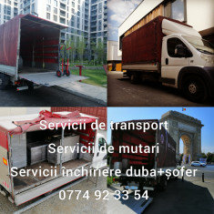 Inchiriere duba/camion cu sofer, lift hidraulic si rampa, pret fix foto