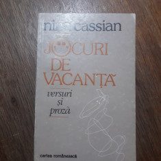 Jocuri de vacanta - Nina Cassian / R5P2F