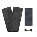 Husa Volan Cu Snur Piele Naturala Negru 39-40 Cm Umbrella 0003