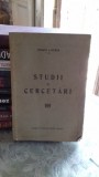 Studii si cercetari - Ioan Licea