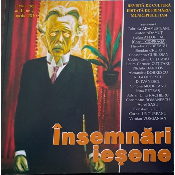 colectiv - Insemnari iesene. Seria a treia. An.II, Nr.4, Aprilie