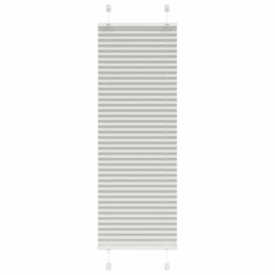 vidaXL Jaluzea plisată gri deschis 50x150 cm Lățime țesătură 49,4 cm foto