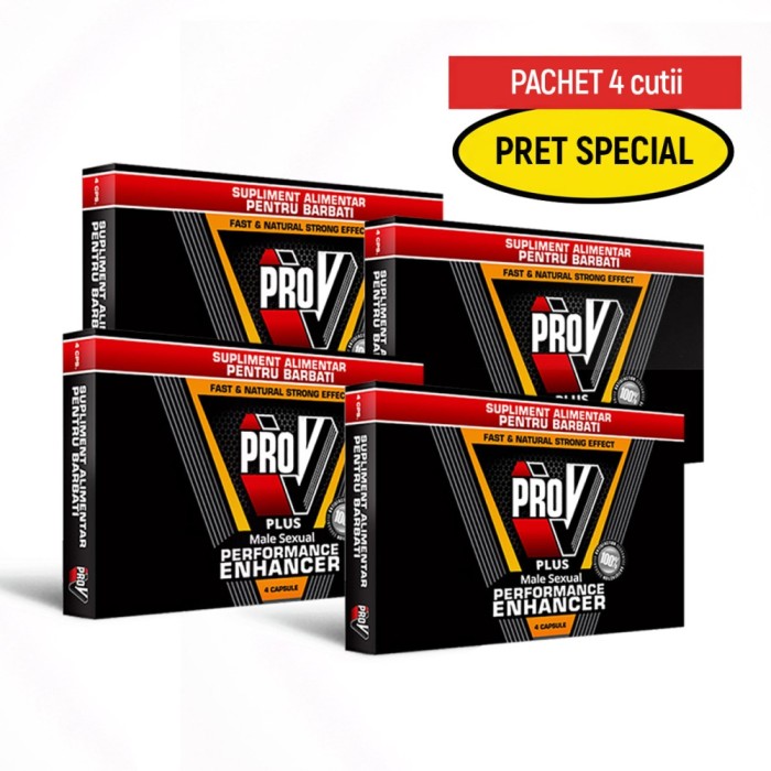 Pachet Pro V 4 Plus x 4cutii