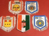 Lot 5 fanioane fotbal (fara agatatori-vezi foto)