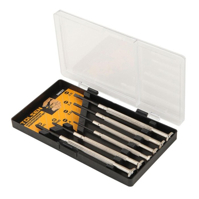 Set surubelnite de precizie Tolsen, 6 piese Set surubelnite de precizie Tolsen, 6 piese