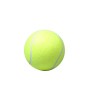 Jucarie pentru caini, minge de tenis gigantica, 24 cm, Polyester, Cauciuc, Alb, Galben