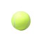Jucarie pentru caini, minge de tenis gigantica, 24 cm, Polyester, Cauciuc, Alb, Galben