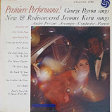 Disc vinil, LP. Premiere Performance! George Byron Sings New &amp; Rediscovered Jerome Kern Songs-GEORGE BYRON