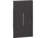 Placa intrerupator K4003CW 2M Living Now Bticino negru KG42M2