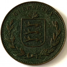 GUERNSEY 8 DOUBLES 1949, KM#14