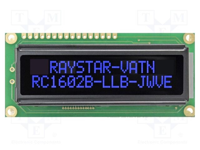 Afișaj LCD alfanumeric VA Negative 16x2 RAYSTAR OPTRONICS