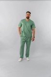 Bluză medicală Clio unisex L 500 - Verde Jad