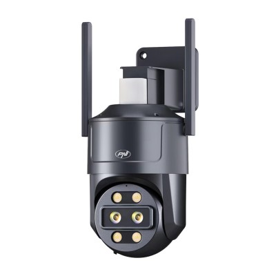 Aproape nou: Camera supraveghere video PNI IP7748 cu Wi-Fi, PTZ, dual lens 8MP + 8M foto