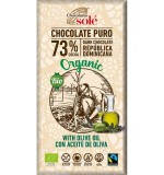 Ciocolata Neagra Bio cu Ulei Masline Pronat 100gr, Chocolates Sole