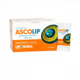 Ascolip lipozomal vitamina c 1000mg portocale 30pl Naturali Prod